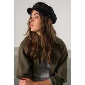 Brixton Black Fiddler Cap